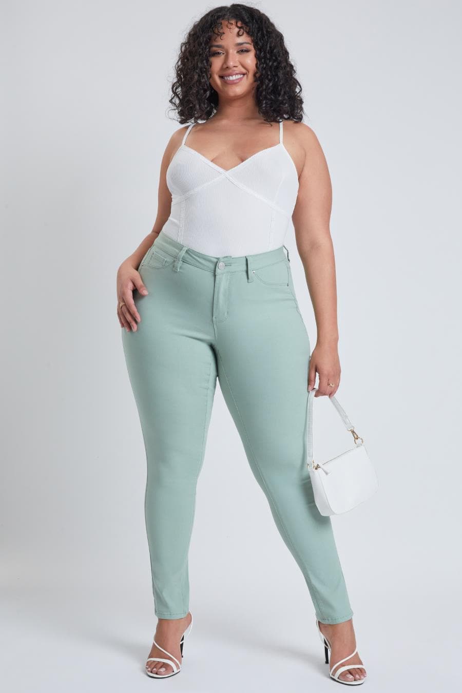 Women's Plus Hyperstretch Skinny Pants YMI JEANS